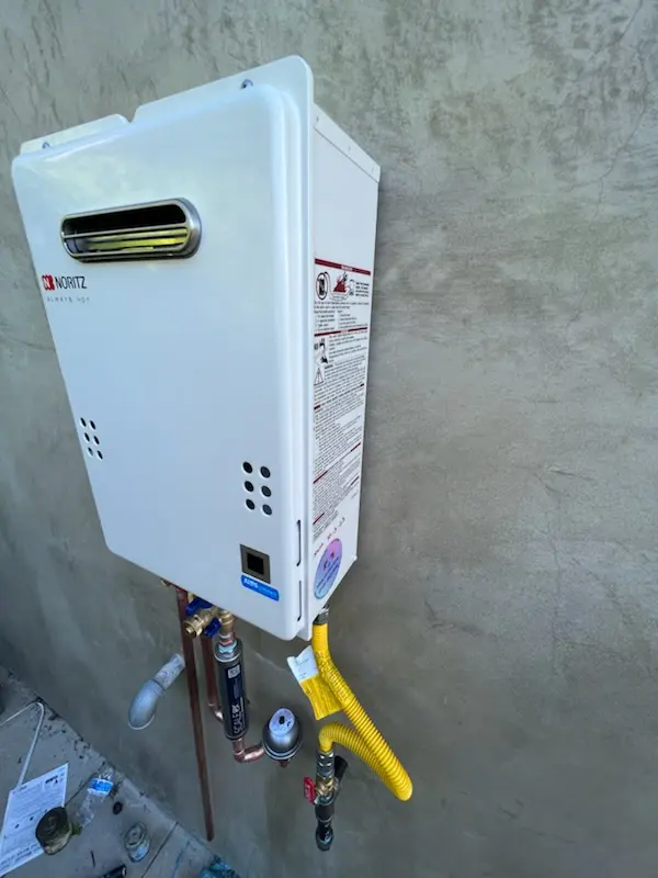 Tankless water heater installation for Tiverton homes